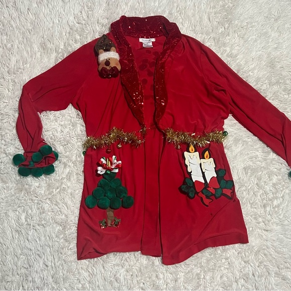 Roman’s Sweaters - Roman’s Christmas jacket size 1X